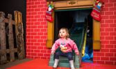 Slide down Father Christmas Chimney at Cantref