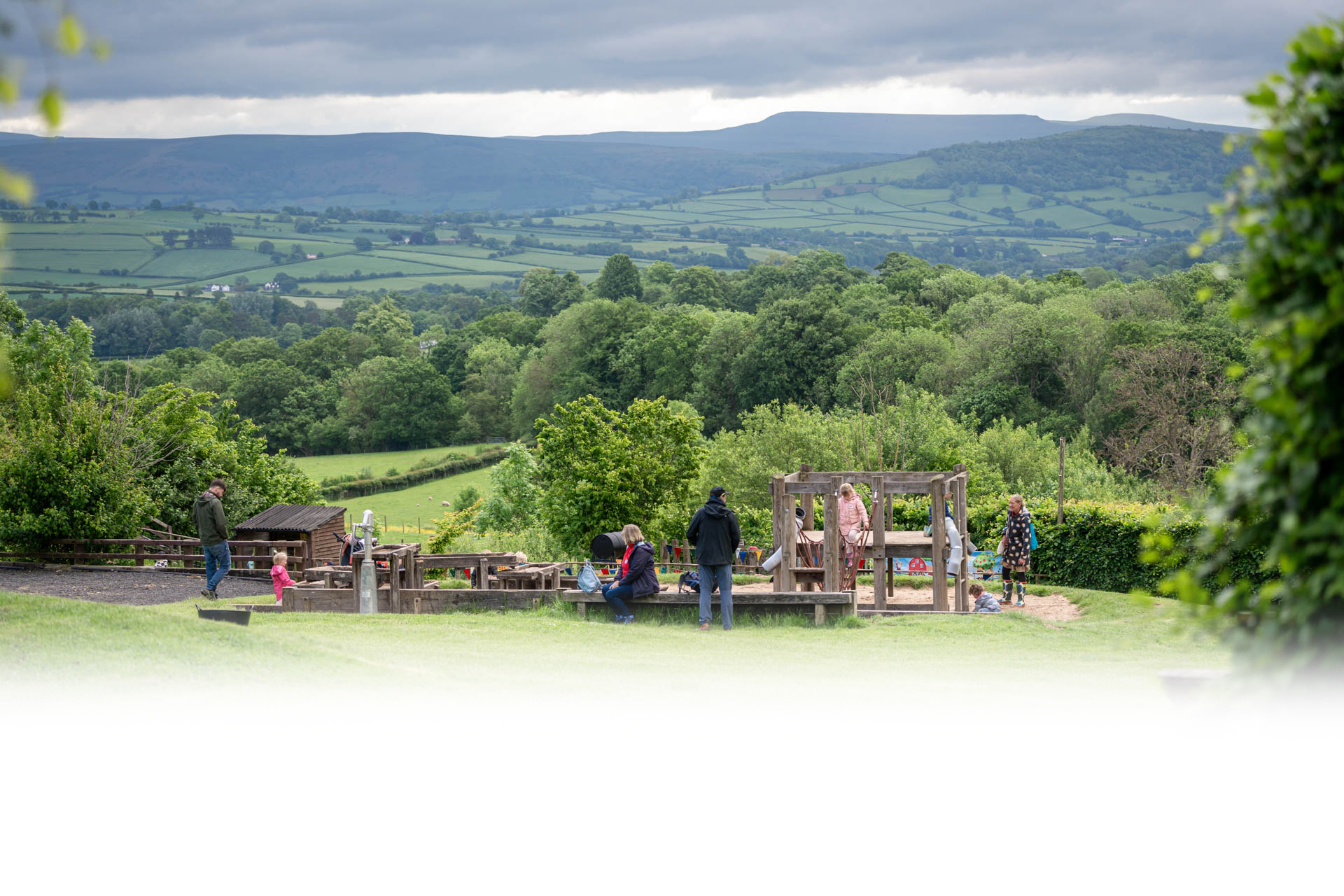 Cantref Adventure Farm Outdoor Play Area with Fade (Newsletter Backdrop) 2